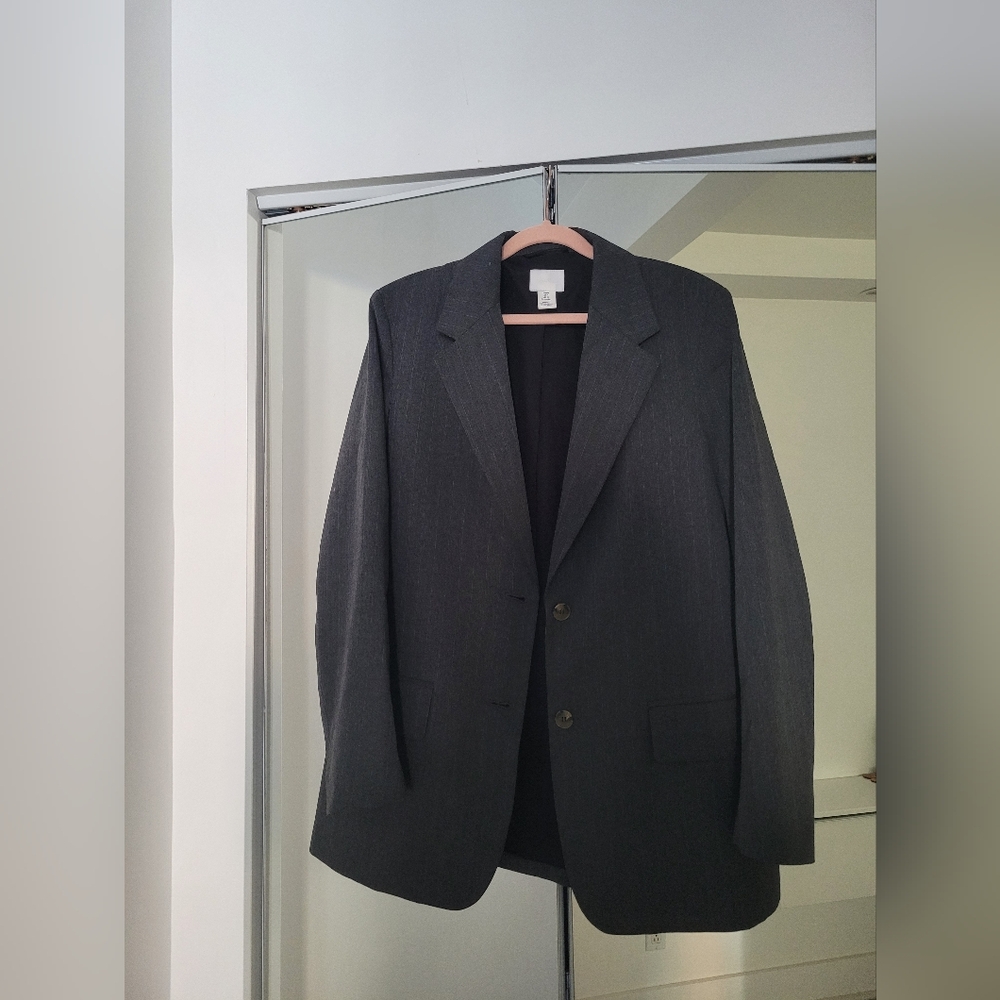 H&M Charcoal Gray Women's Blazer